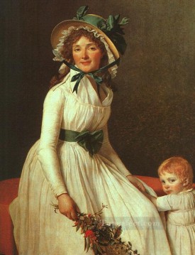 ジャック・ルイ・ダヴィッド Painting - セリツィア夫人の肖像 CGF 新古典主義 ジャック・ルイ・ダヴィッド
